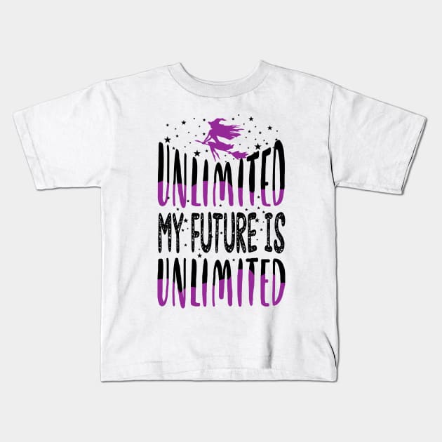 My Future Is Unlimited. Wicked Musical. Kids T-Shirt by KsuAnn